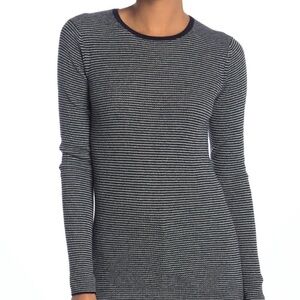 VINCE 100% cashmere striped sweater